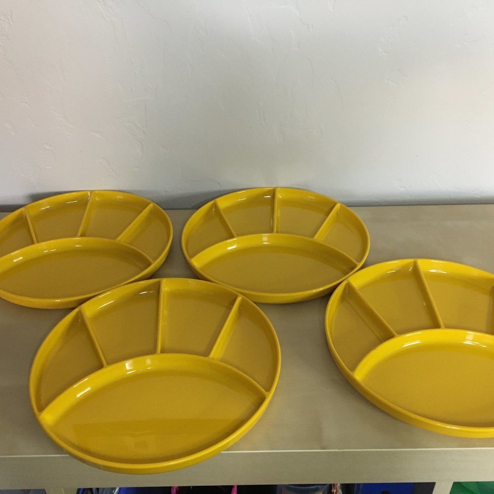 VTG Elco Fondue Plates set of 4